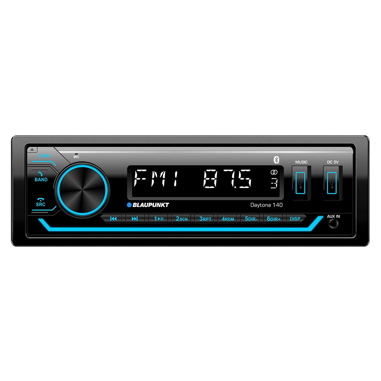 Blaupunkt Detachable Face Mechless AM/FM Receiver with Bluetooth & USB/SD Inputs - View 1