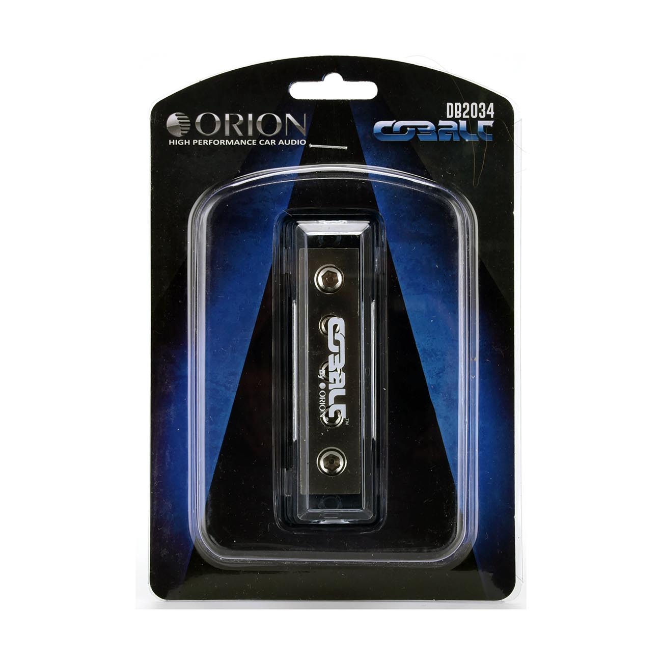 Orion Cobalt Distribution Block DB2034 with (2) 0/2 Gauge Inputs and (3) 4 Gauge - View 2