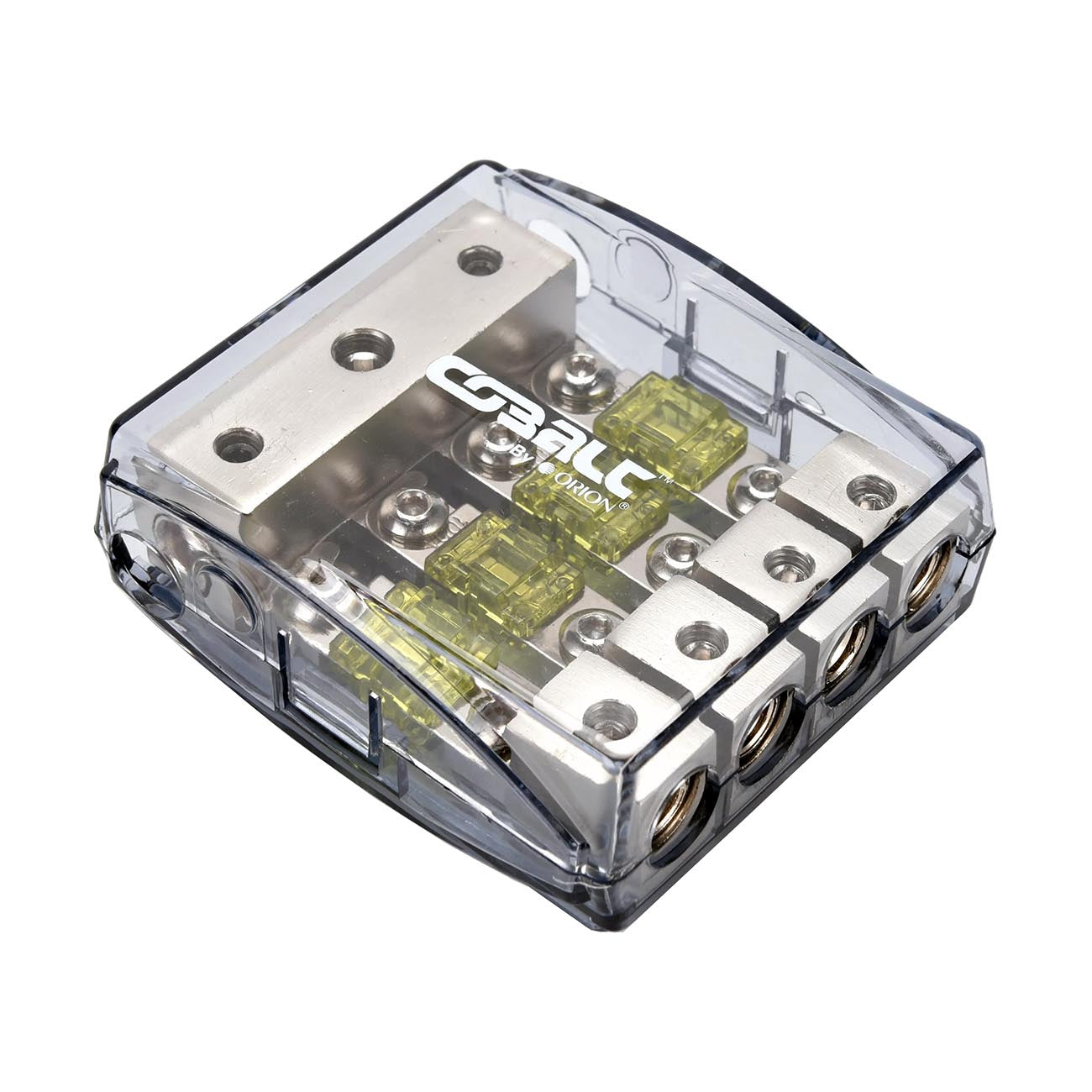 Orion Cobalt Mini ANL 1 In/4 Out Distribution Block with 4 100A MANL Fuses - View 1