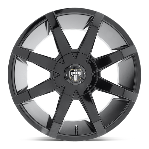 DUB 1PC S110 Push Gloss Black 20-Inch Wheel, 6x135/6x139.7 Bolt Pattern, +25 Offset