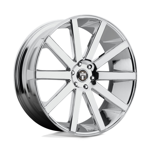 DUB 1PC S120 SHOT CALLA 22-Inch Chrome Wheel, 5x120 Bolt Pattern, +38 Offset
