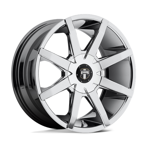 DUB 1PC S201 Push 22x9.5 Chrome Wheel, 6x135/6x139.7 Bolt Pattern, +25 Offset