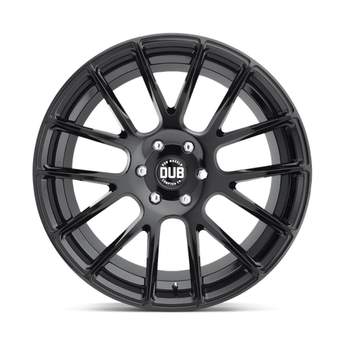 DUB 1PC S205 LUXE 22x9.5 Gloss Black Wheel, 6x5.5 Bolt Pattern, +20 Offset