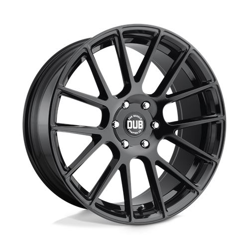 DUB 1PC S205 LUXE 22x9.5 Gloss Black Wheel, 6x5.5 Bolt Pattern, +20 Offset