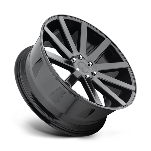DUB 1PC S219 Shot Calla 22x9.5 Gloss Black Wheel, 6x5.5 Bolt Pattern, +20 Offset