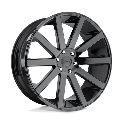 DUB 1PC S219 Shot Calla 22x9.5 Gloss Black Wheel, 6x5.5 Bolt Pattern, +20 Offset