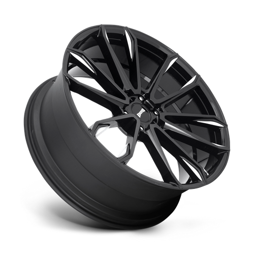 DUB 1PC S252 Clout 24x10 Gloss Black Milled Wheel, 6x5.5 Bolt Pattern, +30 Offset