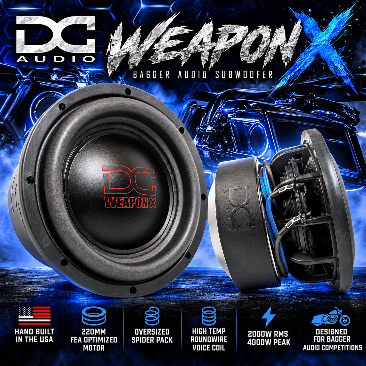 DC Audio Weapon X Subwoofers