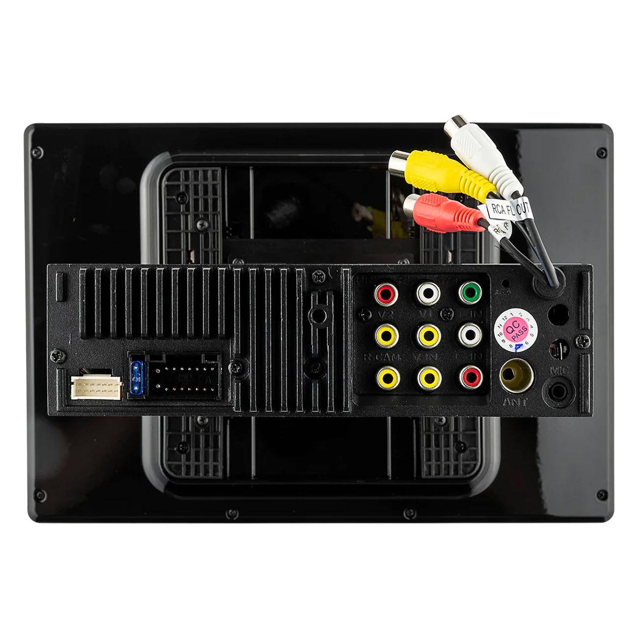 DS18 DDX105CP 10.5-Inch Floating Touchscreen Mechless Single DIN with Bluetooth, Mirror Link, and Apple CarPlay