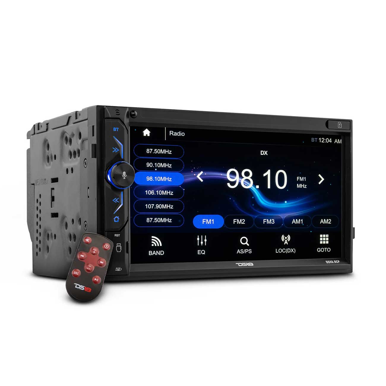DS18 DDX69CP 6.9-Inch Touchscreen Mechless Double-Din Headunit with Bluetooth, MirrorLink, and Apple CarPlay