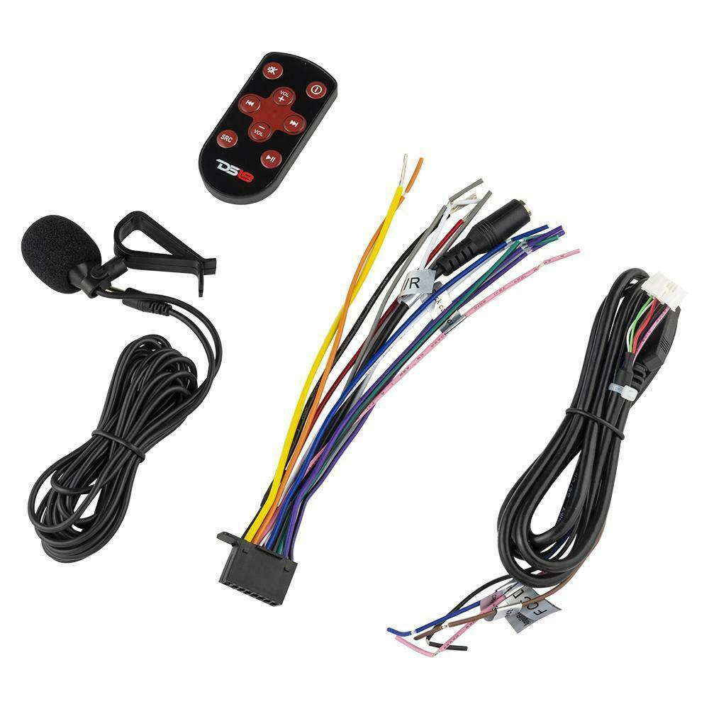 DS18 DDX69ML 6.9-Inch Touchscreen Double DIN Mechless Car Stereo with Bluetooth and Mirror Link