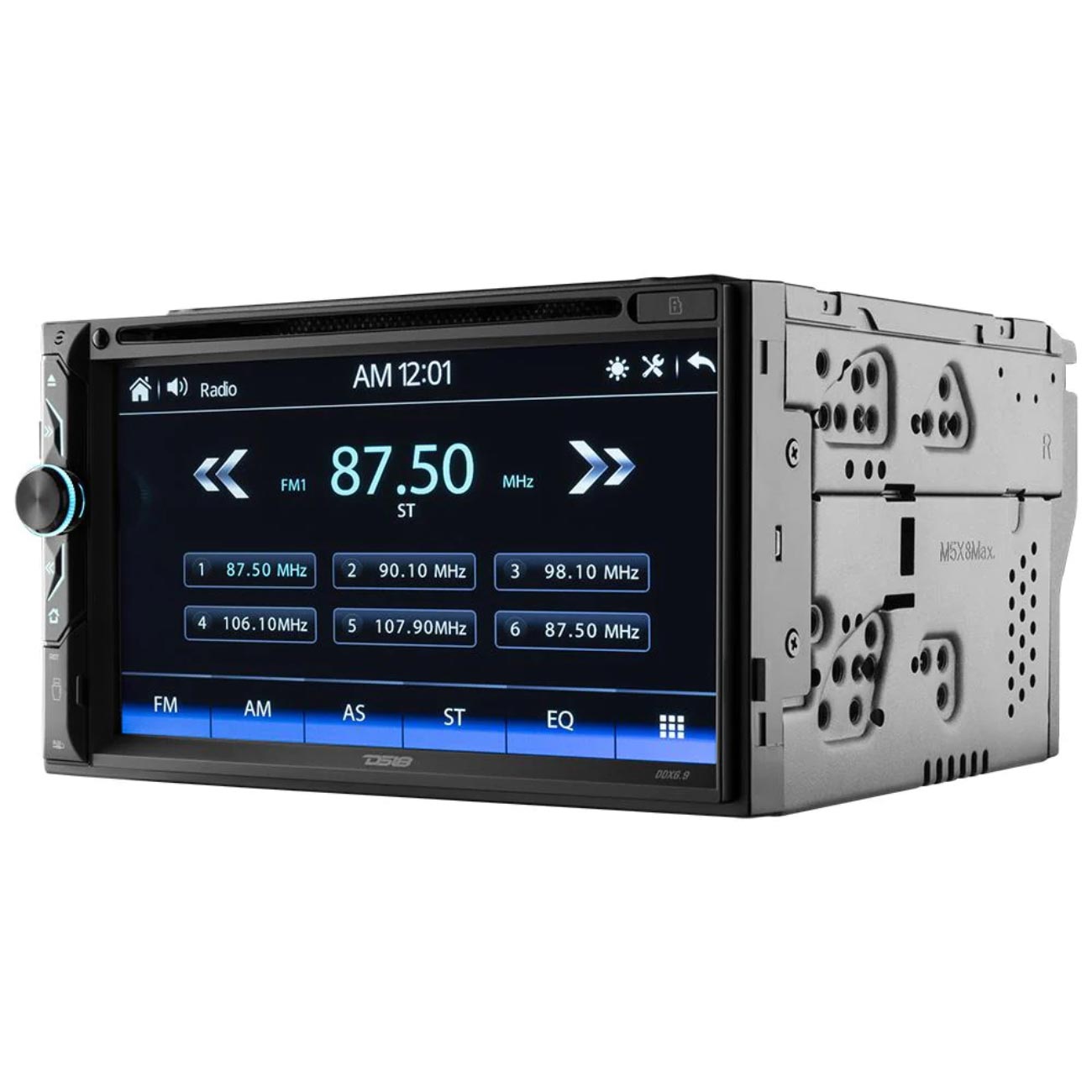 DS18 DDX69 6.9-Inch Touchscreen Double DIN Car Stereo with Bluetooth, DVD, and Mirror Link