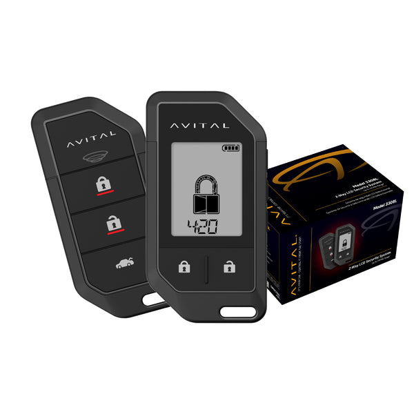 Avital 3308l 3308l 2-way Lcd Security System With 2 Remotes