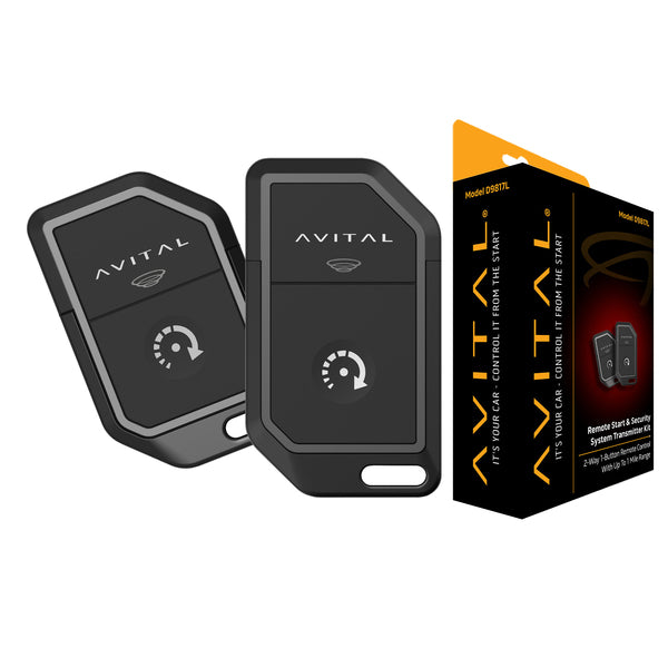 Avital D9817l D9817l 2-way 1-button Remote And 1-way 1-button Remote With 1-mile Range For Use With Ds3/ds3+ Rf Models
