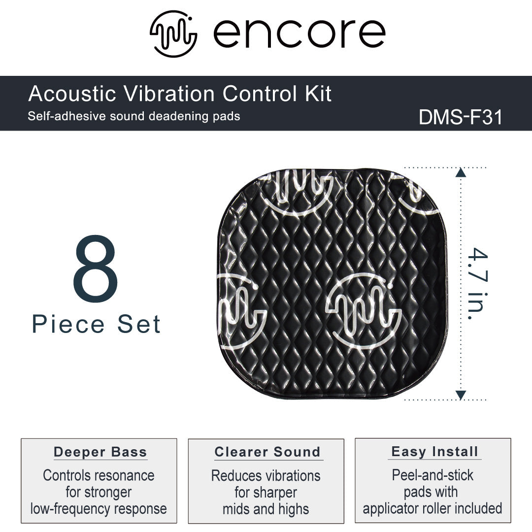 Beat-Sonic DMS-F31 Acoustic Vibration Control Kit - Universal Sound Deadening