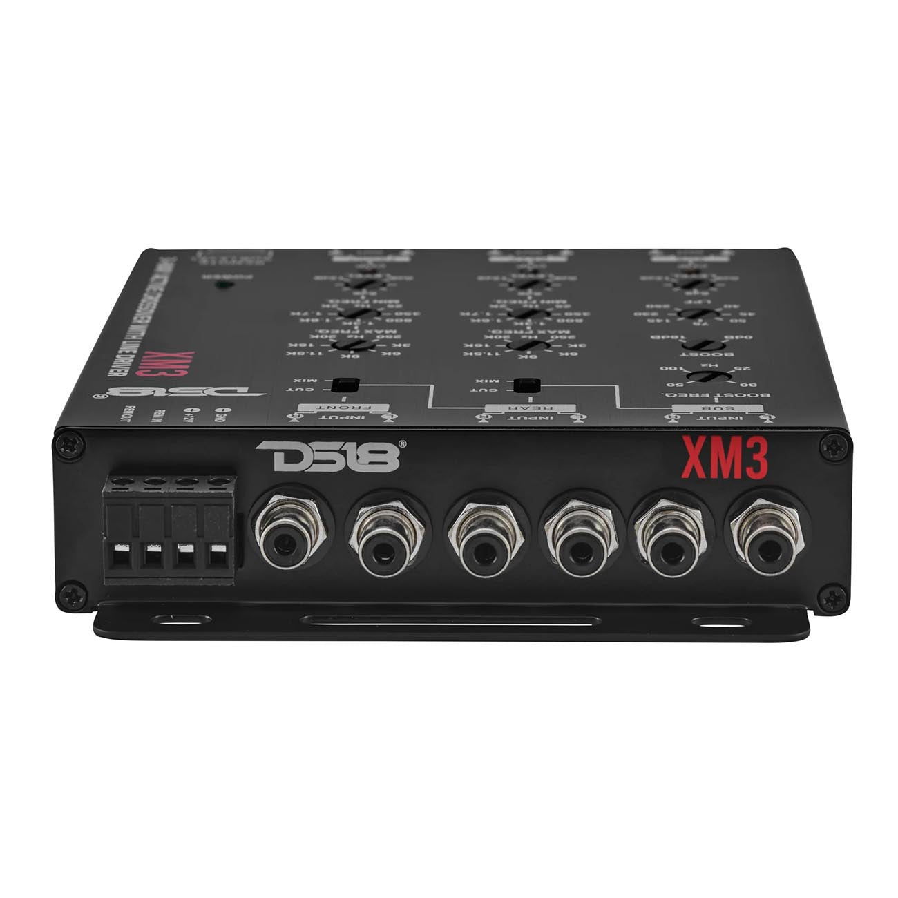DS18 DSXM3 Electronic 3-Way Crossover with Remote Bass Control