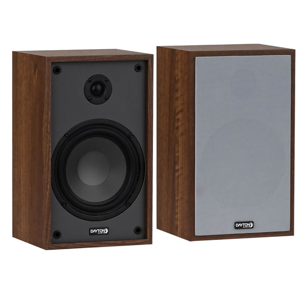 Dayton Audio B65oak Classic B65 Bookshelf/surround Speaker Set With 6-1/2-in. Woofers, 2 Count (oak)