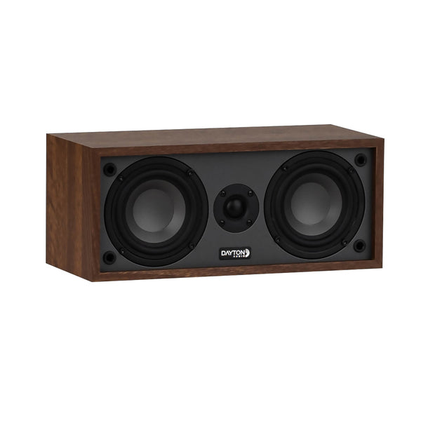 Dayton Audio C40oak Classic C40 Center Channel Speaker With Two 4-in. Woofers (oak)