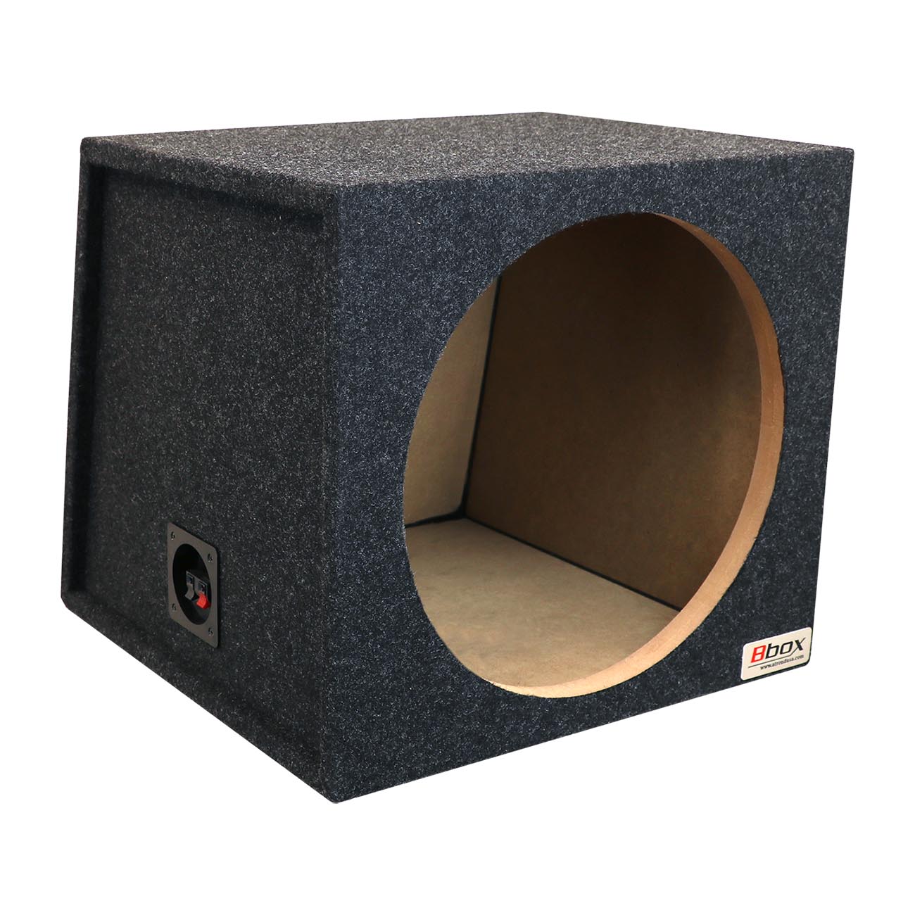 Atrend Pro-Series Single 15-Inch Sealed Wedge Enclosure with Charcoal Carpet Covering