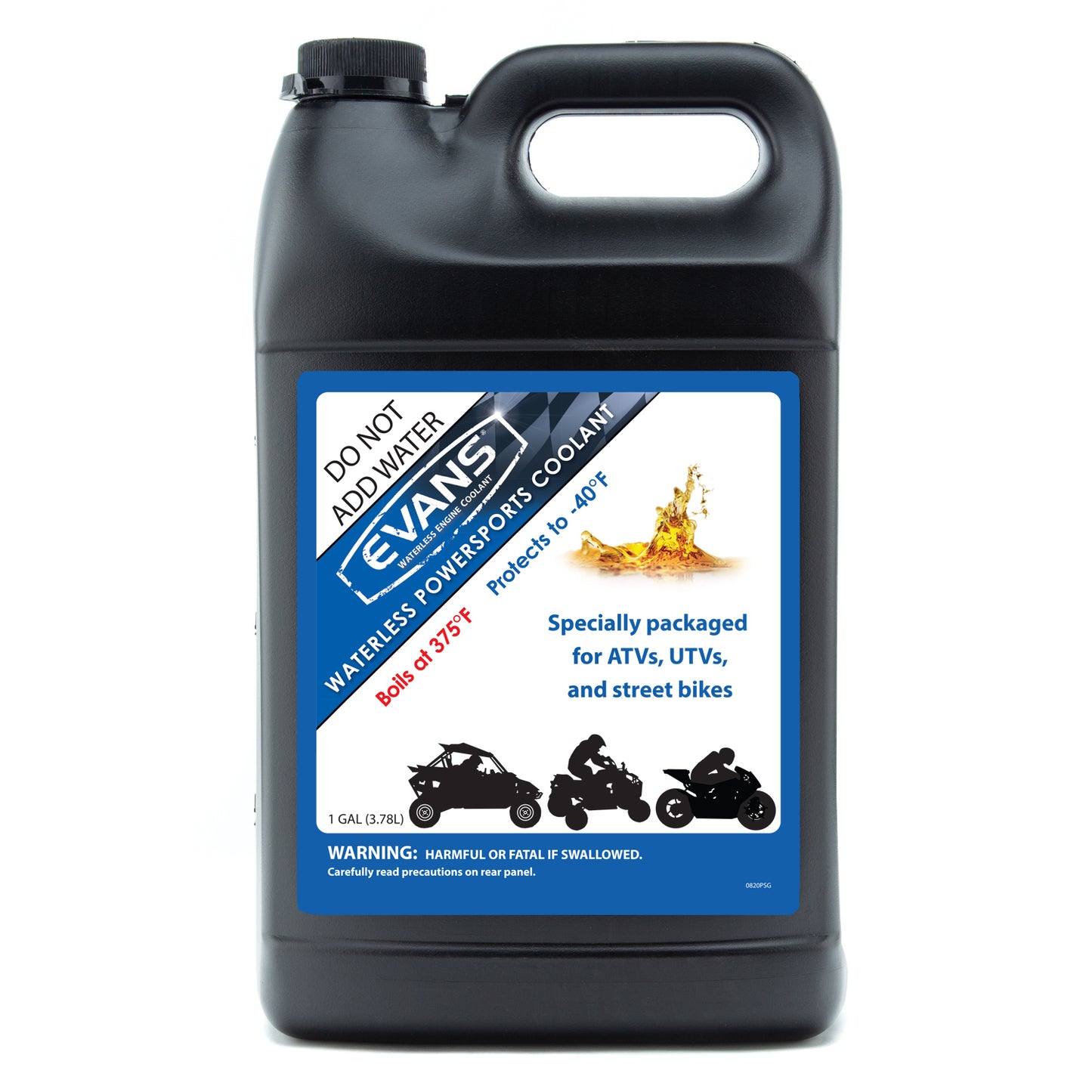 Evans Cooling - EC72001 - Waterless Coolant - Powersports Waterless Coolant 1 Gallon