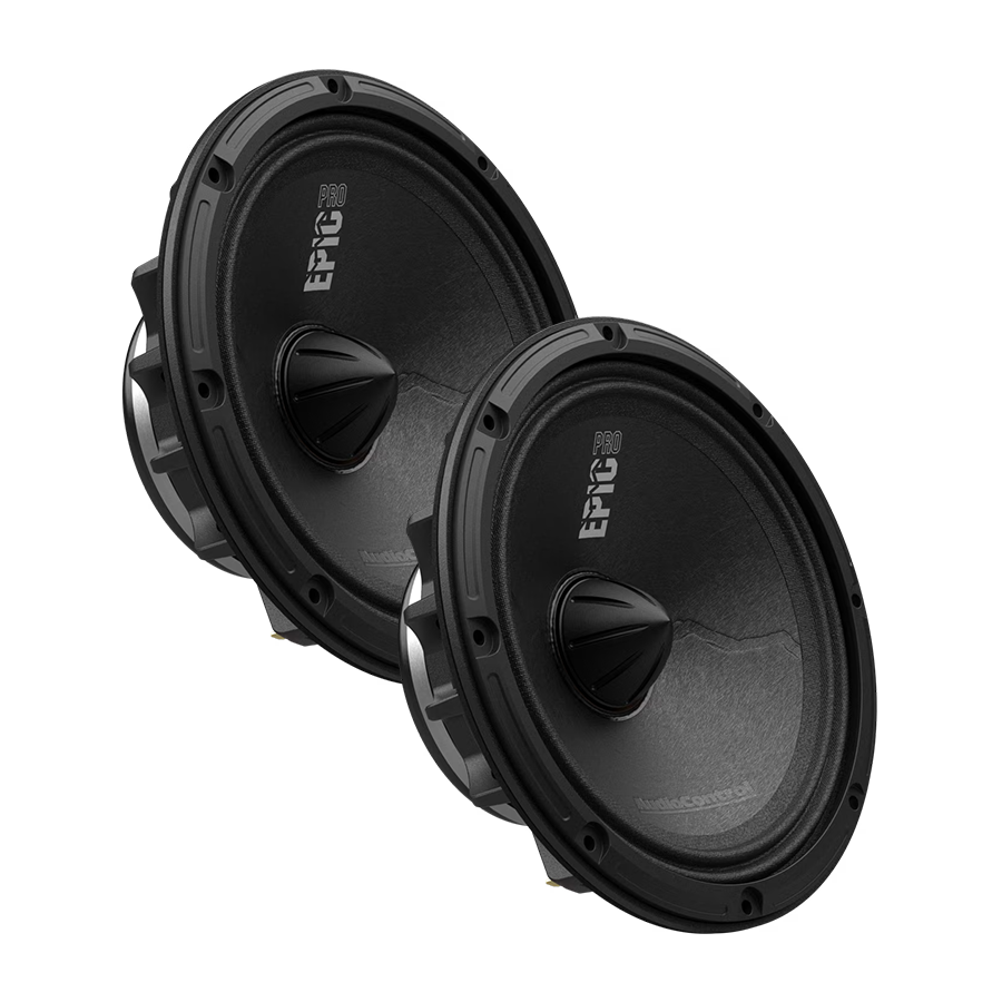 AudioControl EPIC PRO Series 6.5" Neodymium Pro Audio Midrange 200 Watt RMS / 300 Watt Max, 4 Ohm (Pair):