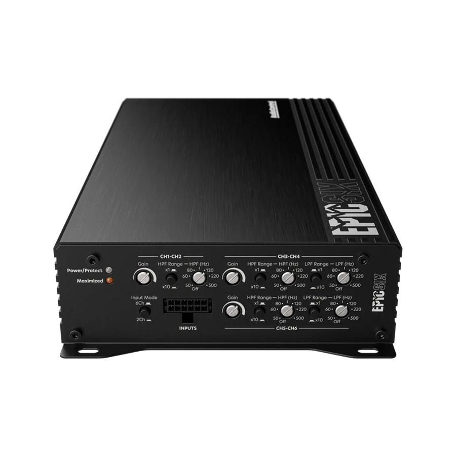 AudioControl EPIC Series 6Ch Full-Range Class D Car Amplifier - 1200W: EPICSIX