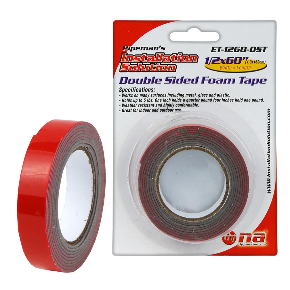 Nippon 1/2-Inch Double-Sided Foam Mounting Tape, 60-Inch Roll