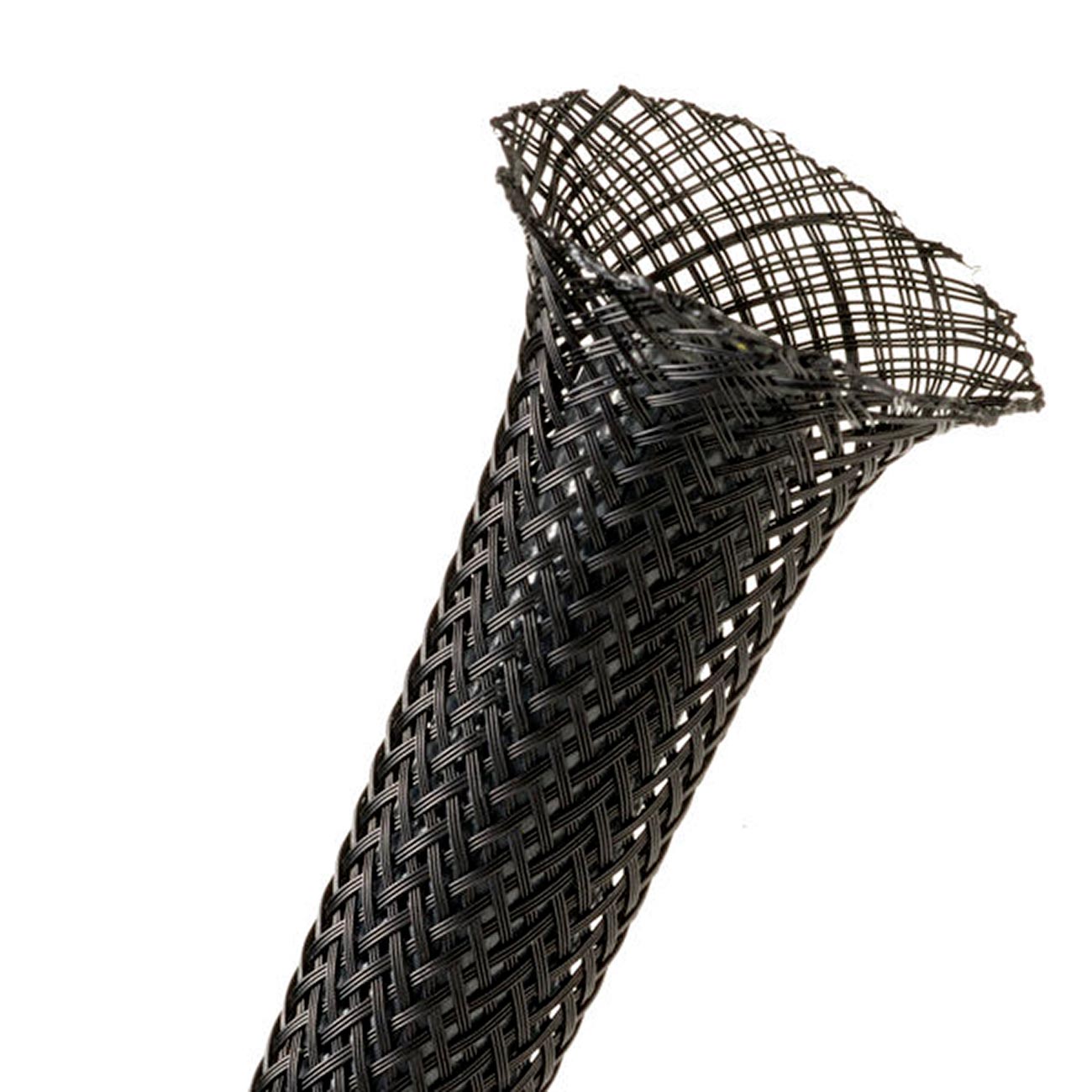Xscorpion 3/4 inch Expandable Braided Sleeve - Black, 100 Feet Length