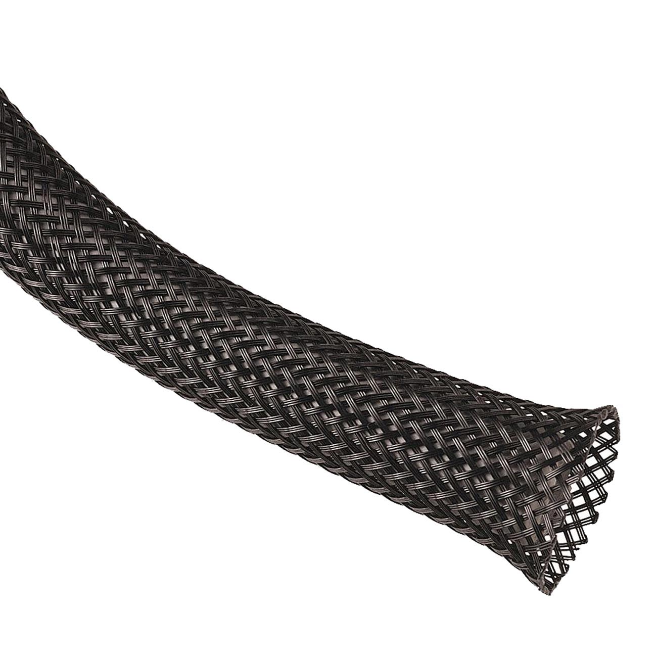 Xscorpion 3/8-Inch Expandable Braided Sleeve - Black, 100 Feet