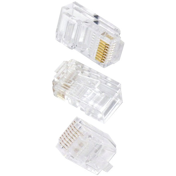 Ethereal C6t 8-pin Cat-6 Crimp Connectors, 50 Count