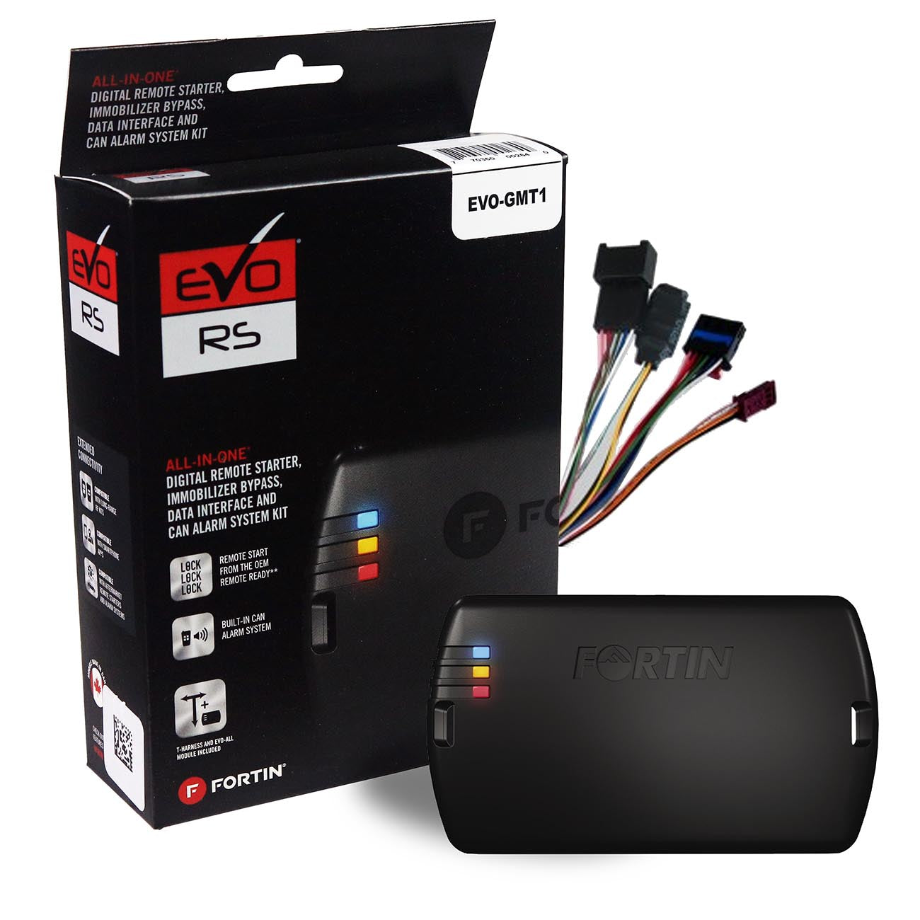 Fortin EVOGMT1 Remote Start Module and T-Harness for 2010-2022 GM Standard-Key Vehicles
