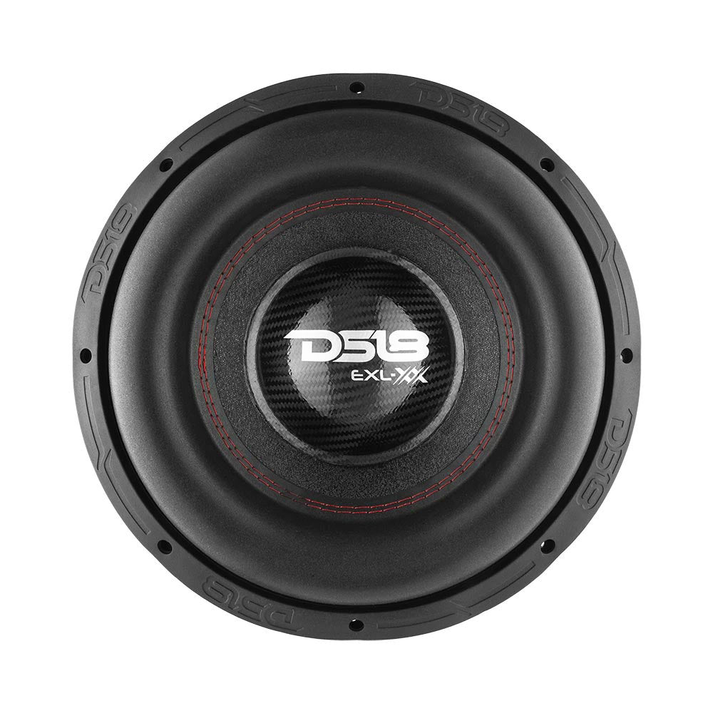 DS18 High Excursion 12-Inch Subwoofer - 4000W Dual Voice Coil 4-Ohm - Model EXLXX124DHE