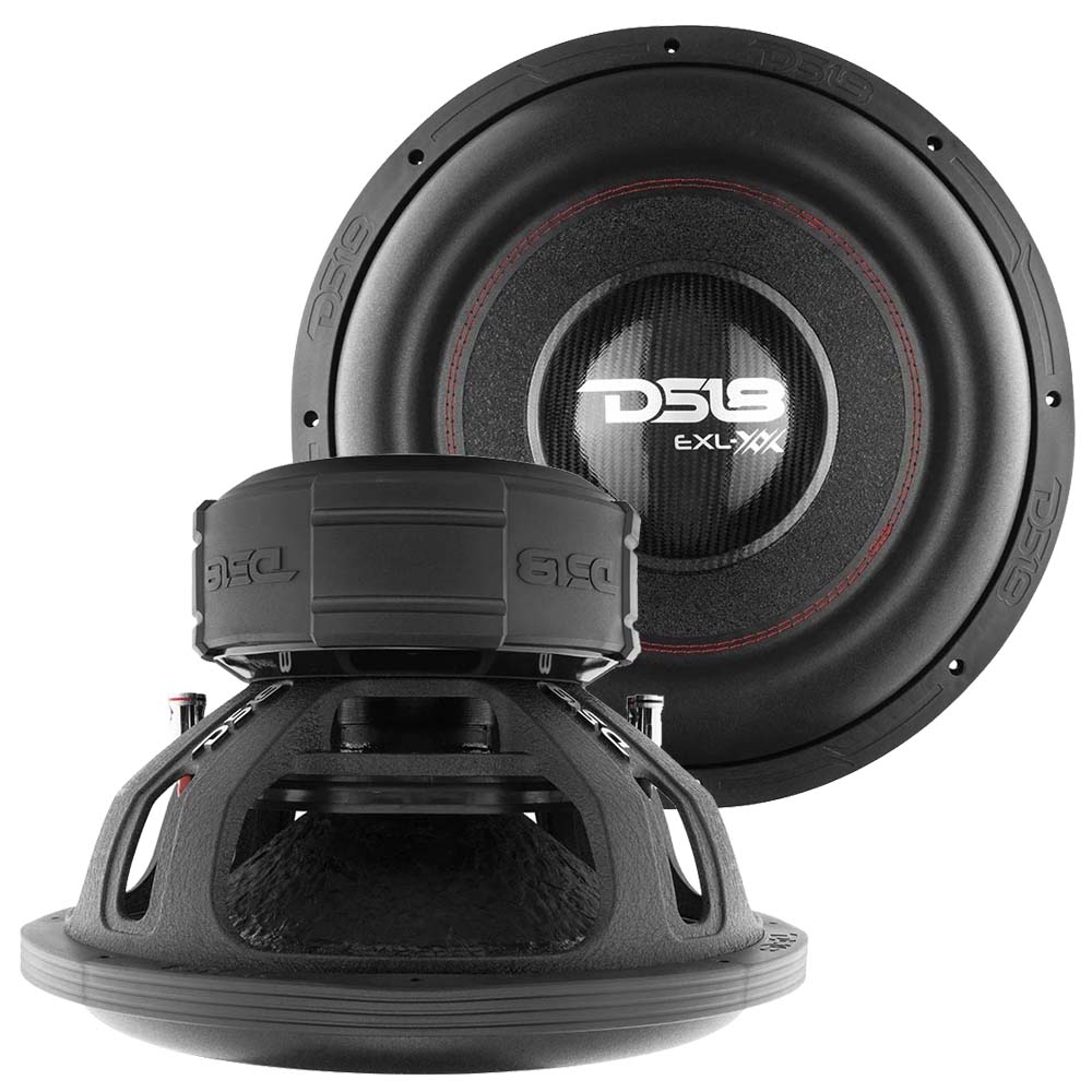 DS18 High Excursion 15-Inch Woofer - 2000W RMS / 4000W Max Dual 4 Ohm Voice Coils