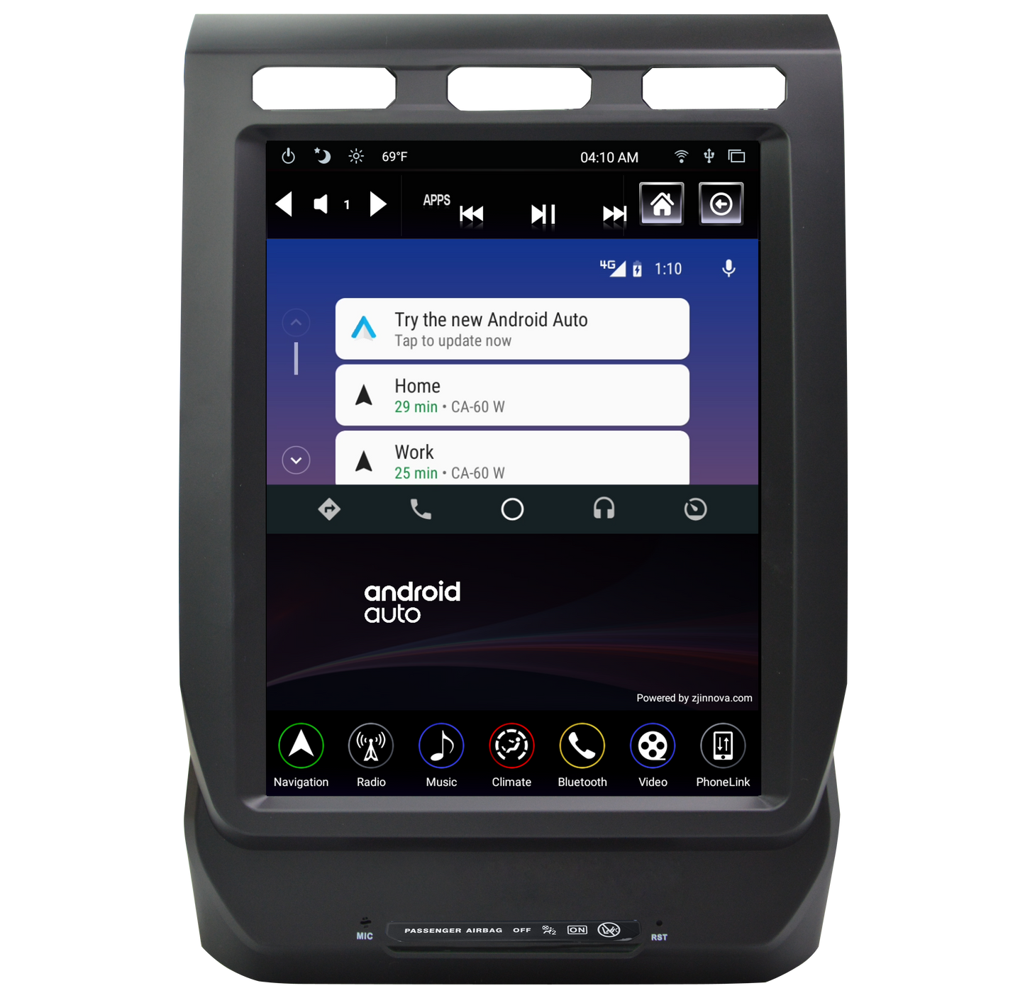 Linkswell Gen 5 T-Style Radio for 2015-2017 Ford Expedition #TS-FDOE12-1RR-5S - View 4