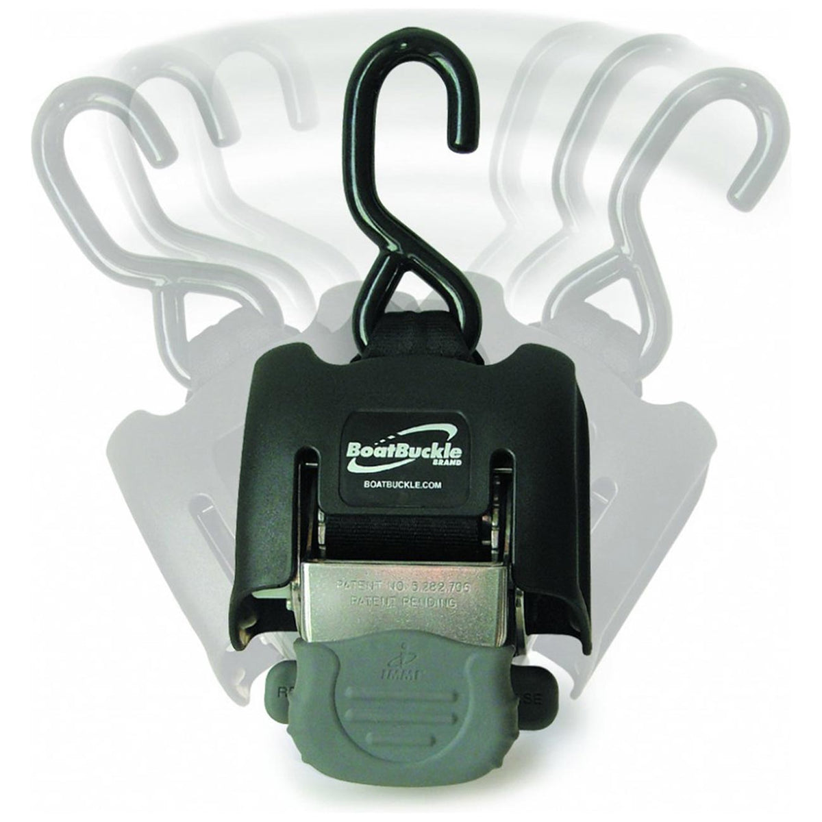 BoatBuckle F14393 Stainless Steel Retractable Bow Tie-Down