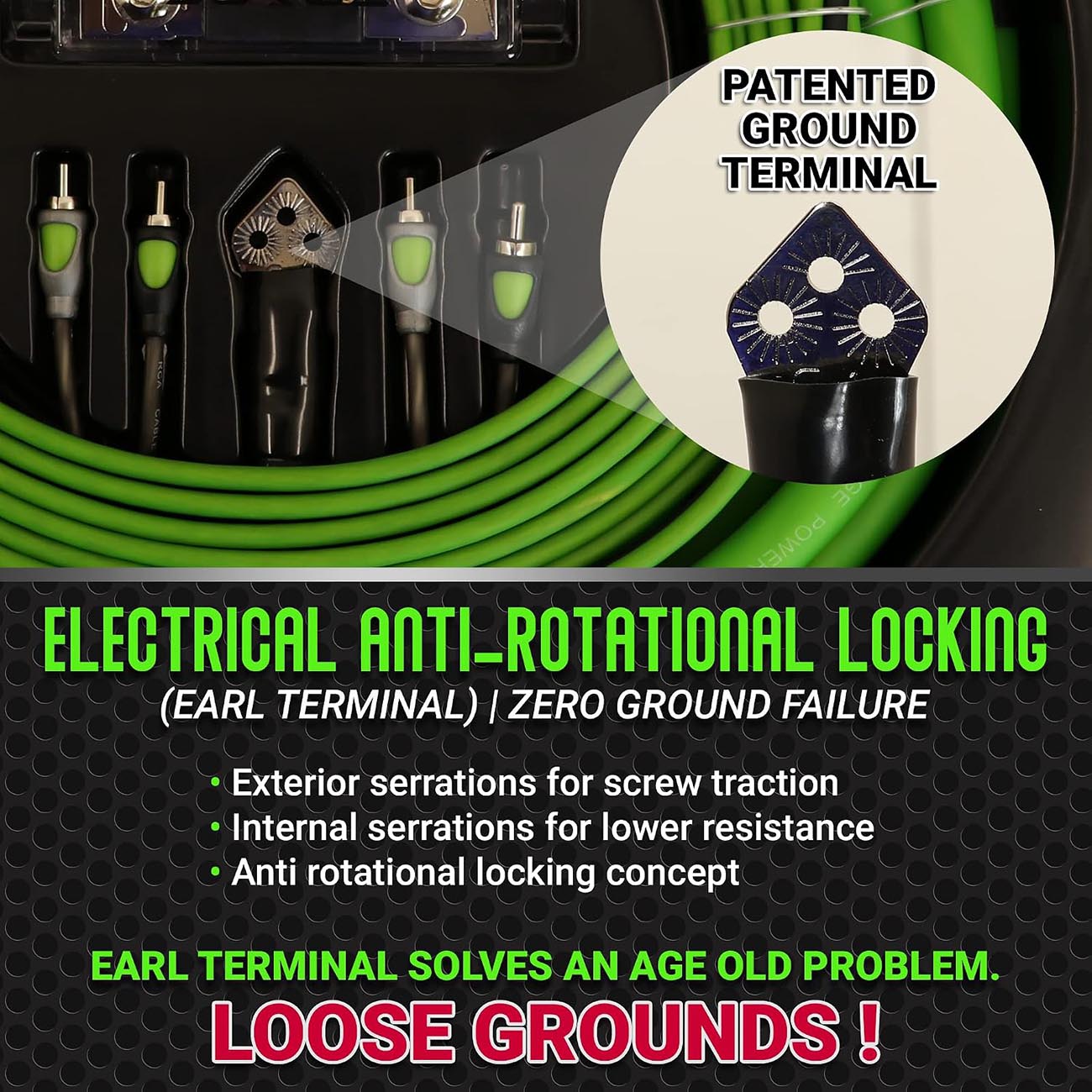 Atrend Surge Flo Series 4 Gauge Amplifier Wiring Kit - Professional Car Audio Power Setup
