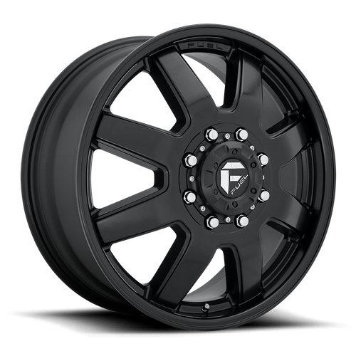 Fuel 1PC D436 Maverick 20-Inch Satin Black Dually Wheel, 8.25-Inch Width, 8x200 Bolt Pattern, +122 mm Offset