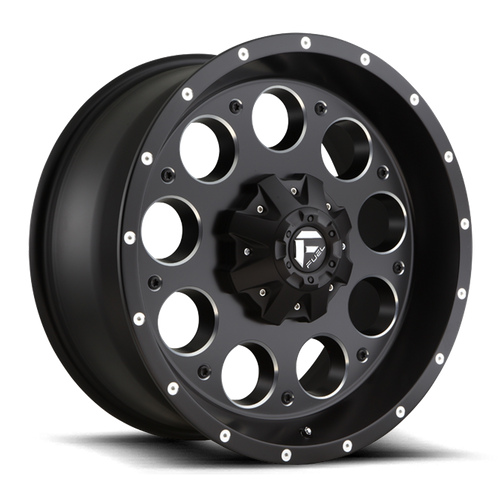 Fuel 1PC D525 Revolver 15x10 Wheel, 5x5.5 Bolt Pattern, Matte Black Milled