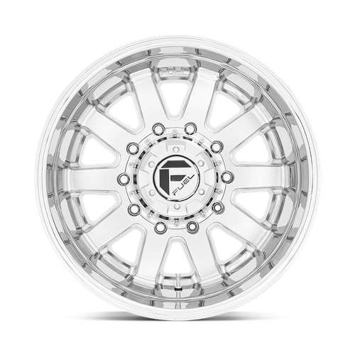 Fuel 1PC D536 Maverick Chrome 20-Inch Dually Wheel, 10x225 Bolt Pattern, -202 Offset