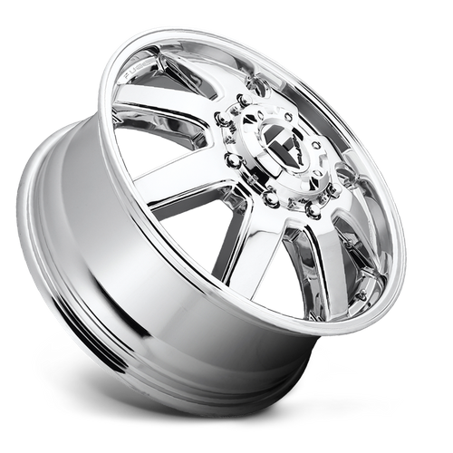 Fuel 1PC D536 Maverick 20x8.25 Chrome Dually Wheel, 8x6.5 Bolt Pattern, +122 Offset