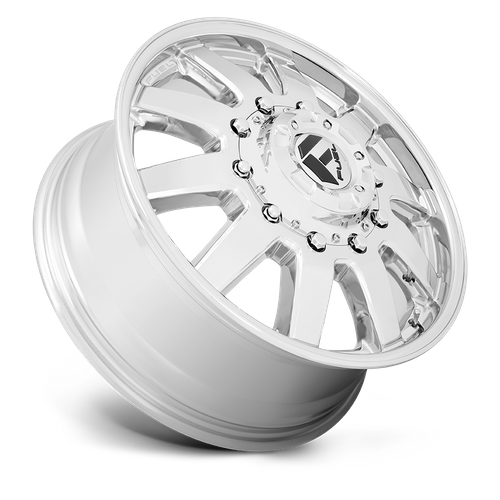 Fuel 1PC D536 Maverick Chrome 20-Inch Dually Wheel, 10x225 Bolt Pattern, +105 Offset