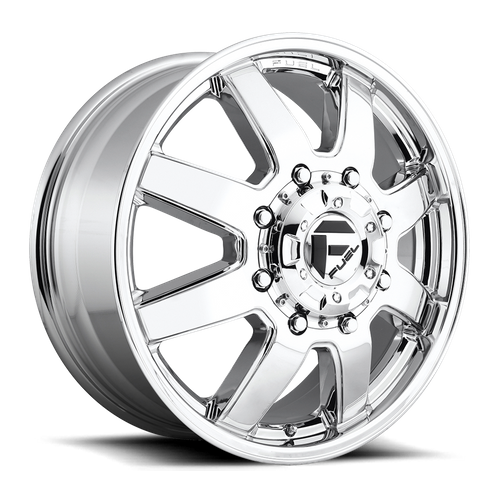 Fuel 1PC D536 Maverick 20x8.25 Chrome Dually Wheel, 8x6.5 Bolt Pattern, +122 Offset