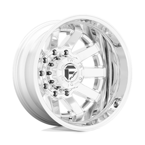 Fuel 1PC D536 Maverick Chrome 20-Inch Dually Wheel, 10x225 Bolt Pattern, -202 Offset