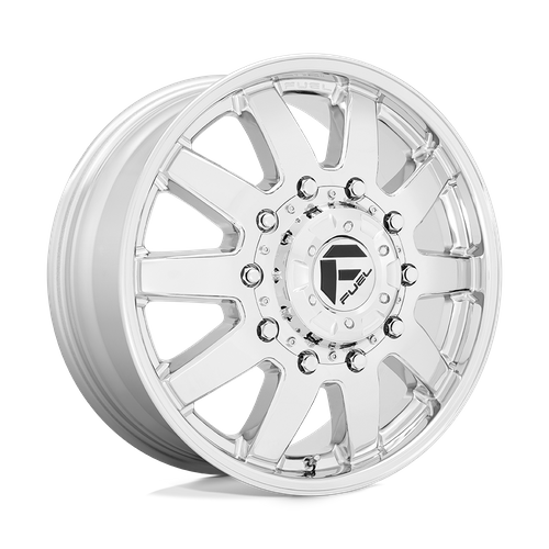 Fuel 1PC D536 Maverick Chrome 20-Inch Dually Wheel, 10x225 Bolt Pattern, +105 Offset