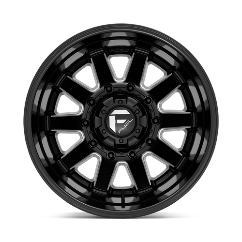 Fuel 1PC D538 Maverick 20-Inch Matte Black Milled Dually Wheel, 10x225 Bolt Pattern, -202 Offset