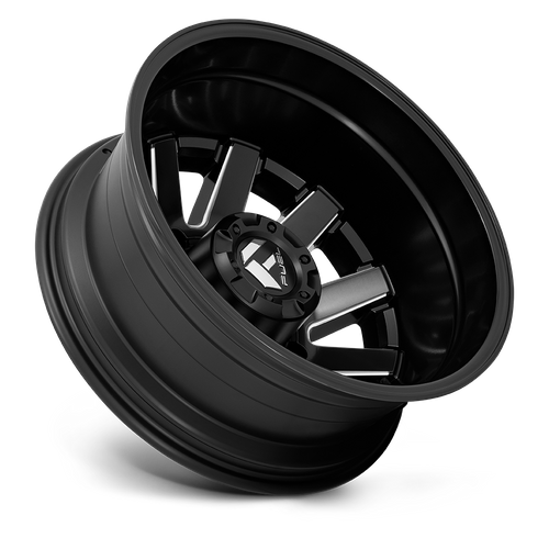 Fuel 1PC D538 Maverick 20-Inch Matte Black Milled Dually Wheel, 10x225 Bolt Pattern, -202 Offset