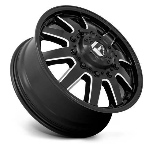 Fuel 1PC D538 Maverick 20-Inch Matte Black Milled Dually Wheel, 10x225 Bolt Pattern, +105 Offset
