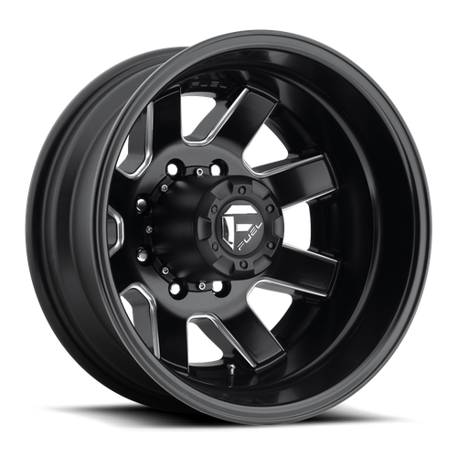 Fuel 1PC D538 Maverick DRW 17x6.5 8x200 -178 Matte Black Milled Wheel