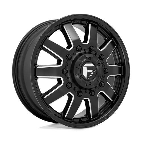 Fuel 1PC D538 Maverick 20-Inch Matte Black Milled Dually Wheel, 10x225 Bolt Pattern, +105 Offset