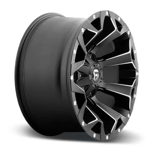 Fuel 1PC D546 Assault 20x10 8x180 Matte Black Milled Wheel, -18 Offset